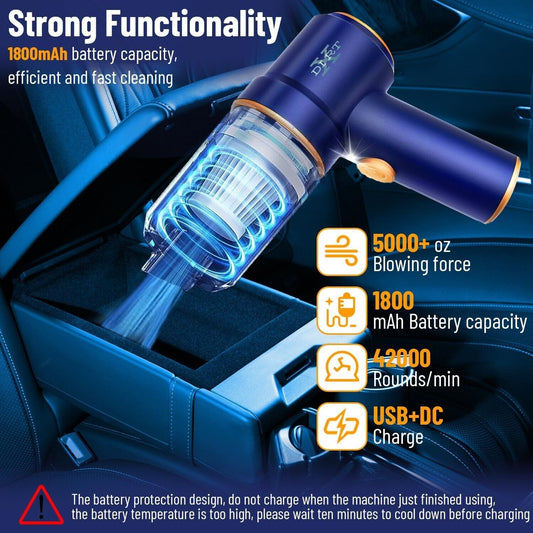 DIRTX Wireless Handheld High Suction Mini Car Vacuum Cleaner Cordless