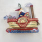 Hallmark Cruising Into Christmas S.S. Merry-Time Santa Ornament 4" Holiday 1998