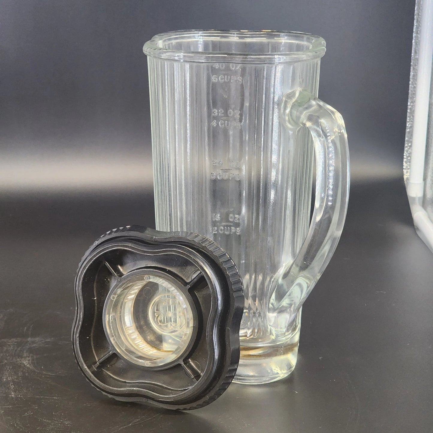 Waring Custom 1209 Blender 14-Speed Auto Timer Clover Leaf Clear Glass Jar PROP