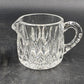 Gorham Crystal Althea Creamer & Sugar Bowl Set Elegant Cut Glass Vintage 1960s