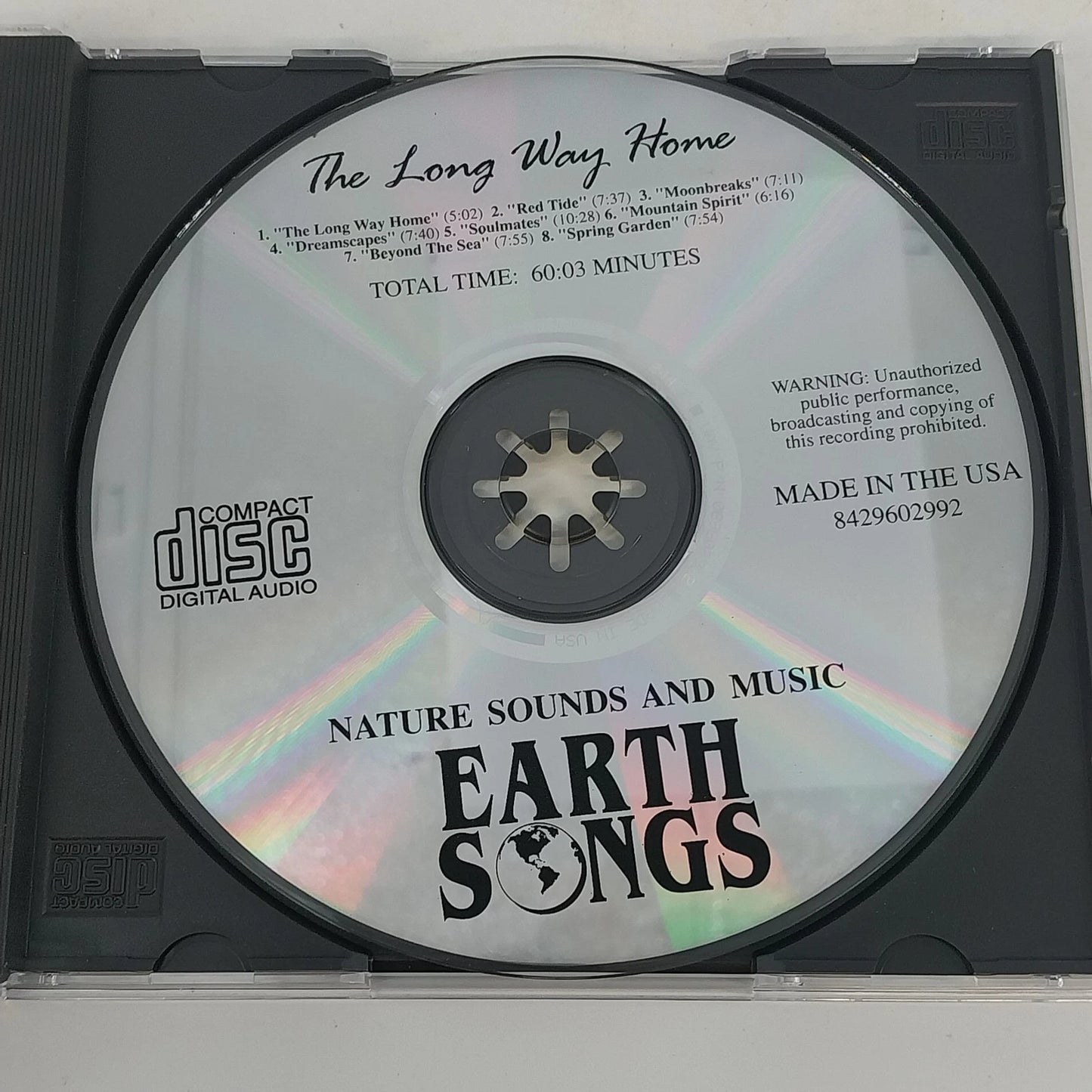 Earth Songs 6 CD Lot Natural Guitar Jazz Atlantic Desert Thunderstorm Blues