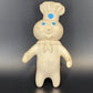Pillsbury Doughboy Poppin' Fresh Toy Figurine Rubber Squeeze Swivel Head 1971