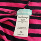 Live 2 Lounge XL Striped Hoodie Tunic Purple Black Knit