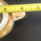 Floral Lusterware Creamer & Covered Sugar Bowl Set Gold Trim Handle Japan