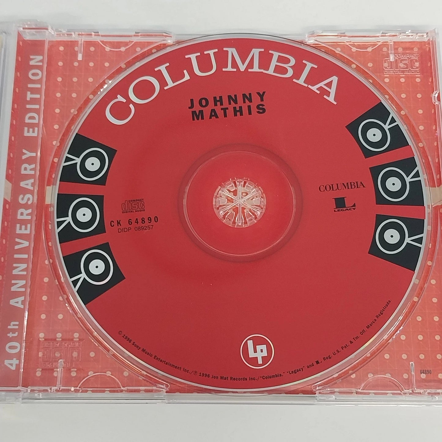 Johnny Mathis 40th Anniversary Edition CD Columbia CK 64890 Greatest Hits NM