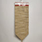 Table Runner Gold White Tradewinds Designer Collection Linen 13x72 Tapered Ends
