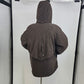 Mackintosh Brown Hooded Winter Coat Long Sleeve Parka Removeable Hood Vintage