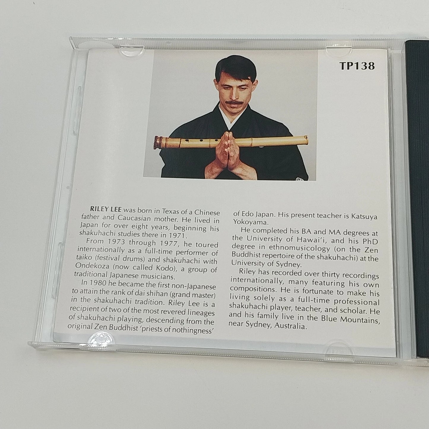 Riley Lee Autumn Field CD Shakuhachi Yearning for the Bell Vol 4 TP138
