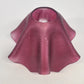 Partylite Cranberry Tiffany Lamp Shade ONLY Corroso Art Glass Handkerchief 4.5"
