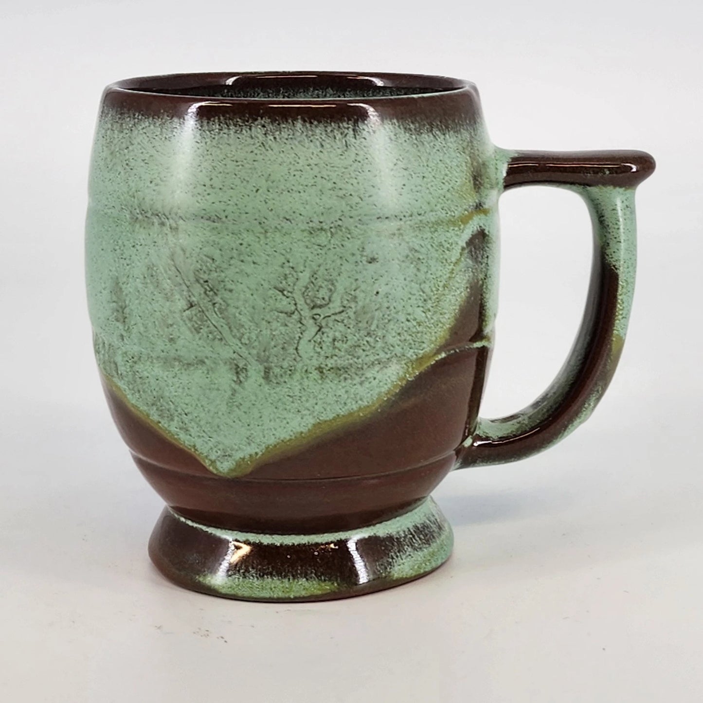 Vintage Frankoma C7 Prairie Green Ada Clay Coffee Mug