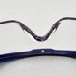 Gateway Strobe Safety Glasses Lightweight Telescoping Temples Side Shields Z87.1 (Blue Frame, Clear Anti Fog Lens)