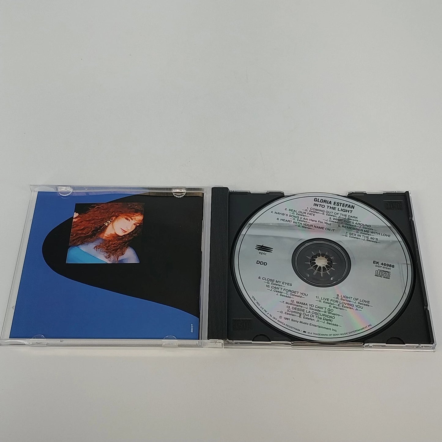 Gloria Estefan Into the Light CD 1991 Epic Coming Out of the Dark Pop Latin