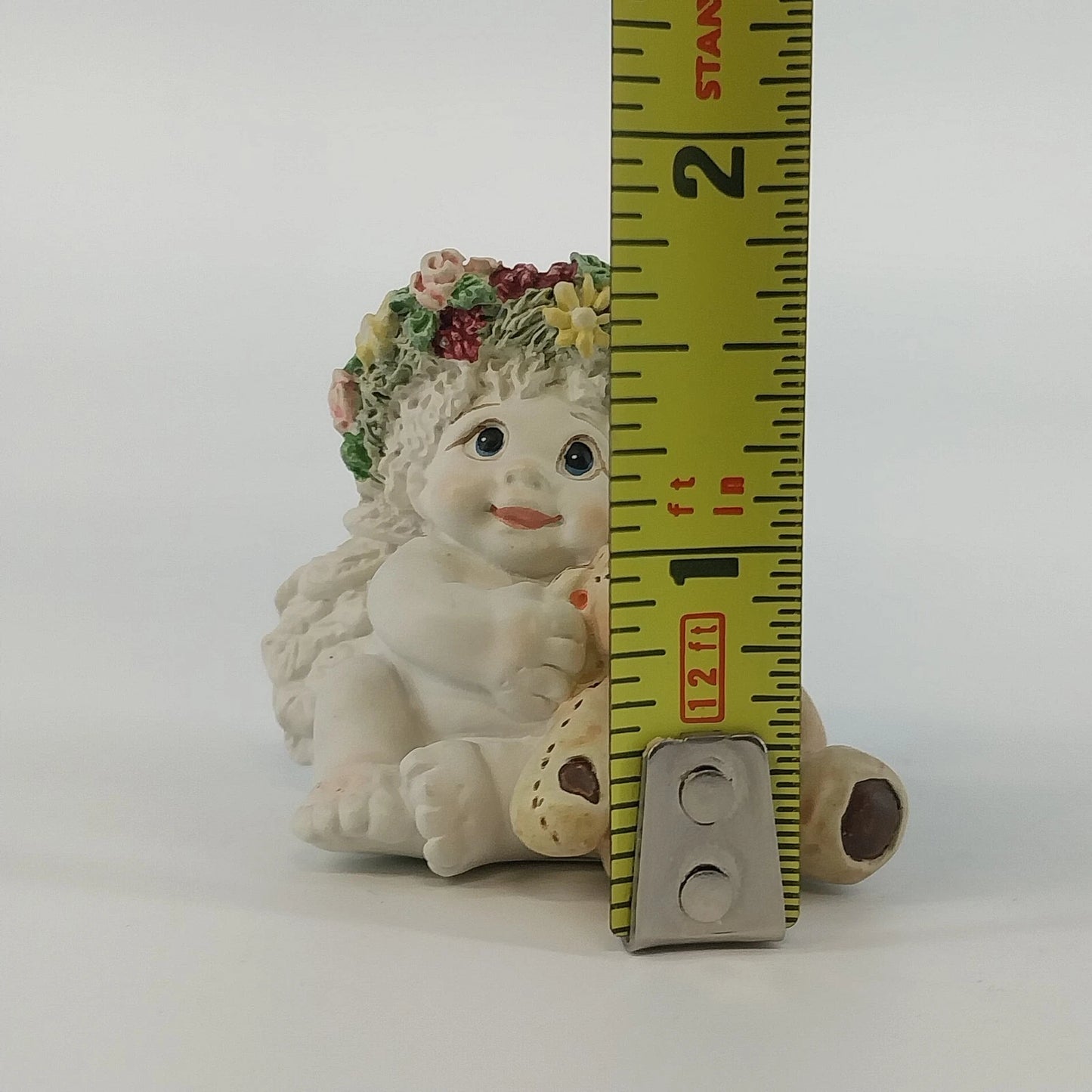 Dreamsicles Playmates Cherub Teddy Bear Figurine DC020 1.75" 1996 Vtg Cast Art