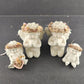 4 Dreamsicles Angel Cherub Figurines Cast Art 2 Praying Wildflower & Bright Eyes