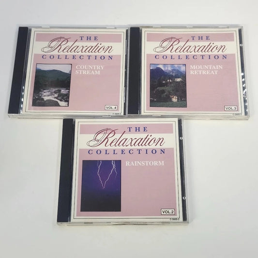 Vintage 3 CD relaxation collection with nature sound recordings