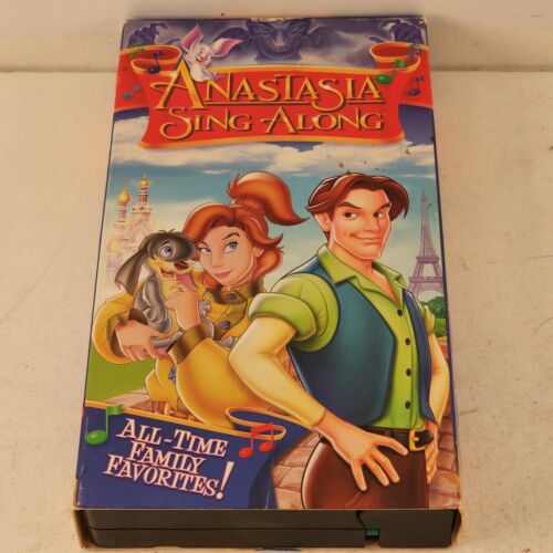 Anastasia Sing Along All-Time Family Favorites VHS 1991 Children's Movie