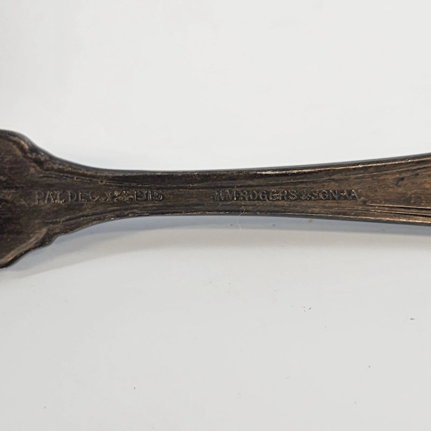 Wm Rogers & Son Silverplate Butter Knife Pat 1915 Silver Hampden 5.75" Antique