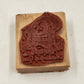 5 Rubber Stamps Warm Wishes Holidays Theme Various Brands Natural Wood