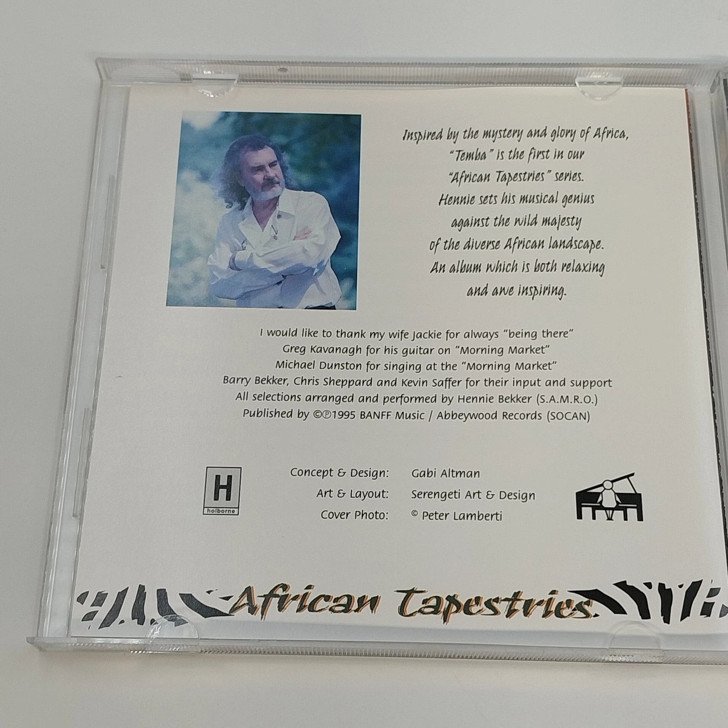 Hennie Bekker African Tapestries 2 CD Set Temba & The Smoke That Thunder Ambient