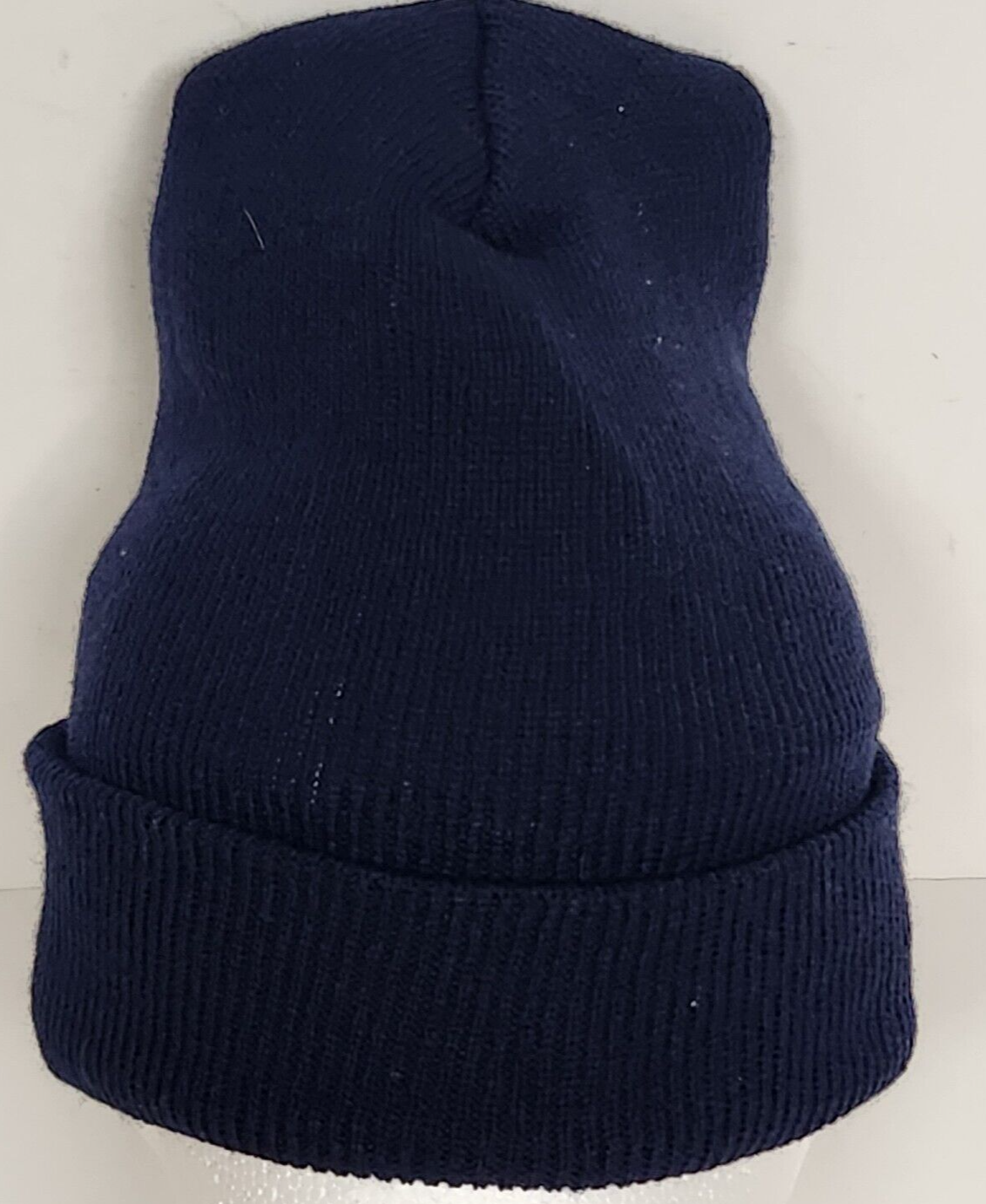 Thomas Glass Company Embroidered Navy Blue Beanie Stocking Cap Vintage