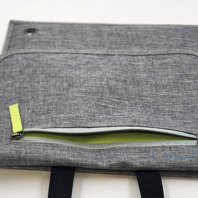 So-Mine Commuter Essential Gray & Green Travel Organizer Seat Pouch Airline Car