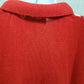 Newcomer II Womens Red w/ White Sleeveless Collared Vest Vintage Sweater Size 44