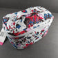 Makeup Train Case Vera Bradley Vineyard Floral Soft Side Travel Bag 8 x 5 Cotton