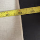 White Long Tablecloth with Embroidery Diamond & Striped Line Design 102" x 58"