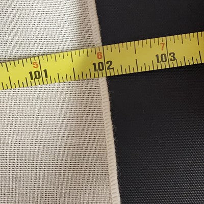 White Long Tablecloth with Embroidery Diamond & Striped Line Design 102" x 58"