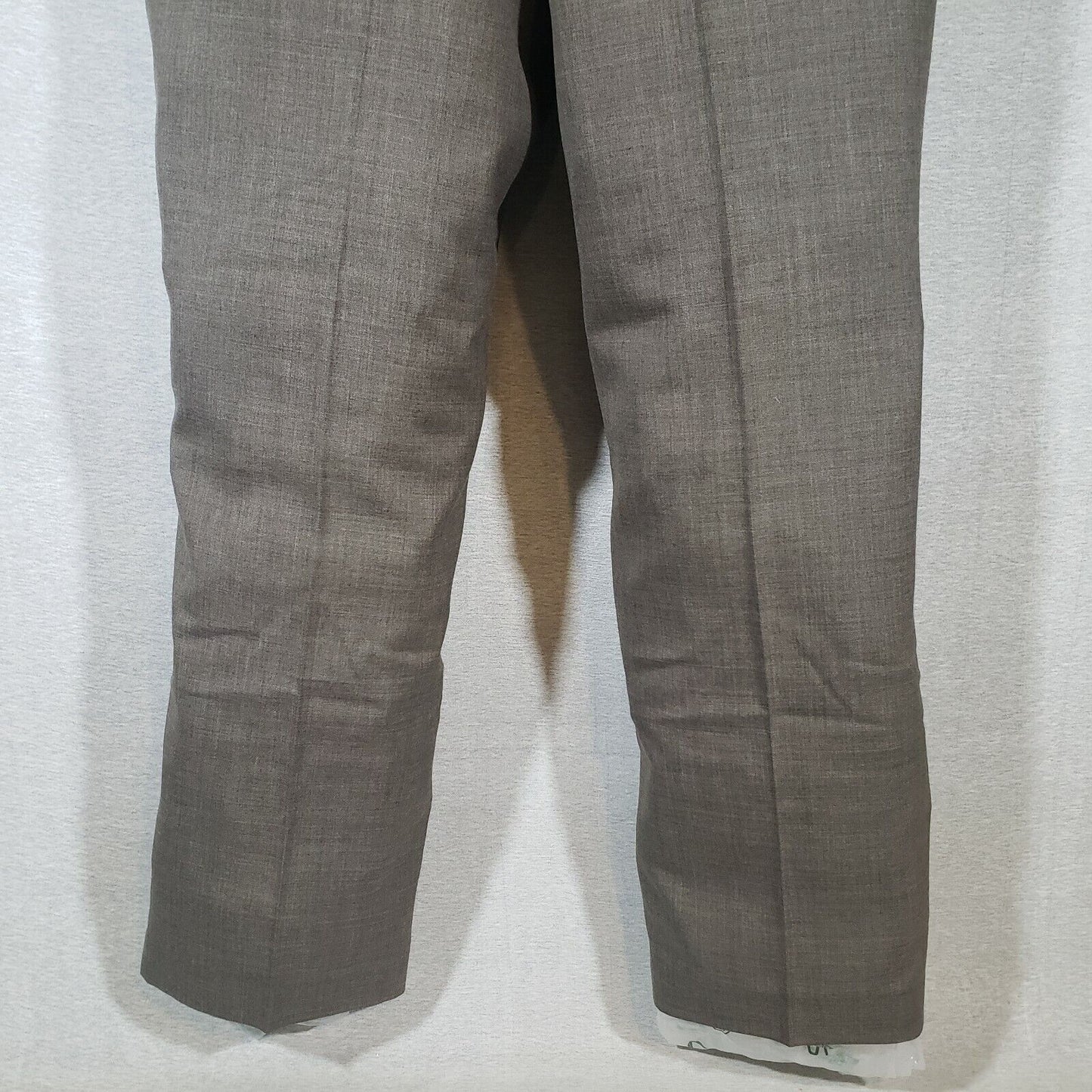 Stafford Dress Pants Slacks Men's Brown Flat Front Pockets Classic Fit 34x30 EUC
