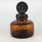 1950s Vintage Bug Insect Pump Sprayer Amber Glass Atomizer