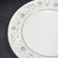 4 English Garden Dinner Plates Platinum Rim 1221 Fine China of Japan