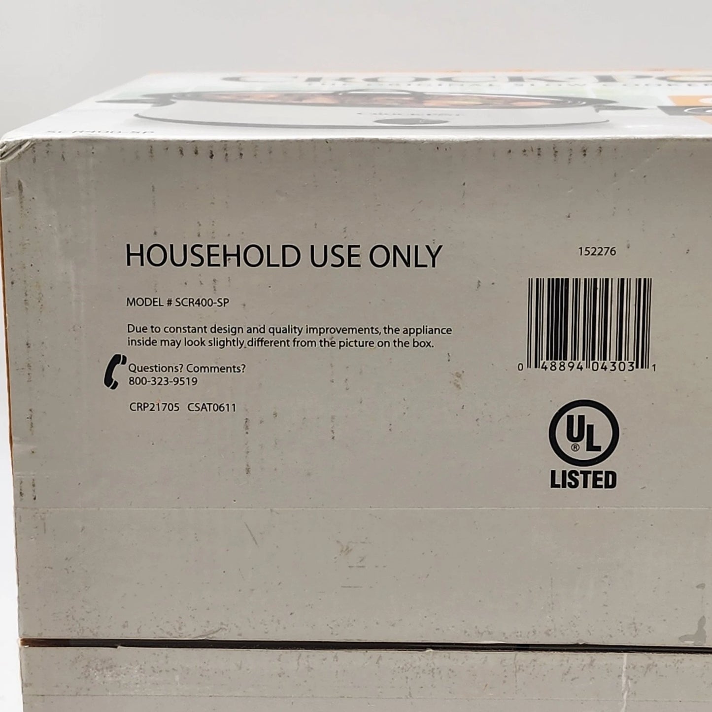 Crock Pot 4Qt Stainless Round The Original Slow Cooker Classic SCR400-SP Sealed