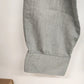 Tommy Hilfiger Women's Grey Zip Front Top Size L Fitted Logo Long Sleeve Darts