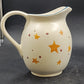 Boyd's Bears Starry Night Snowman Pitcher 72 oz Steward Earthwork 2002 Earthenware