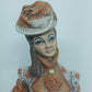 Atlantic Mold Western Woman Figurine 22in Ceramic Statue Prairie Lady Vintage