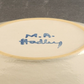 MA Hadley Covered Bridge Pottery Lunch Plate Luncheon Dessert 9" Stoneware