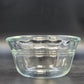 6 Pc Pyrex 463 Clear Glass Custard Cups Bowls Ramekins 6 oz Scalloped Flared Rim