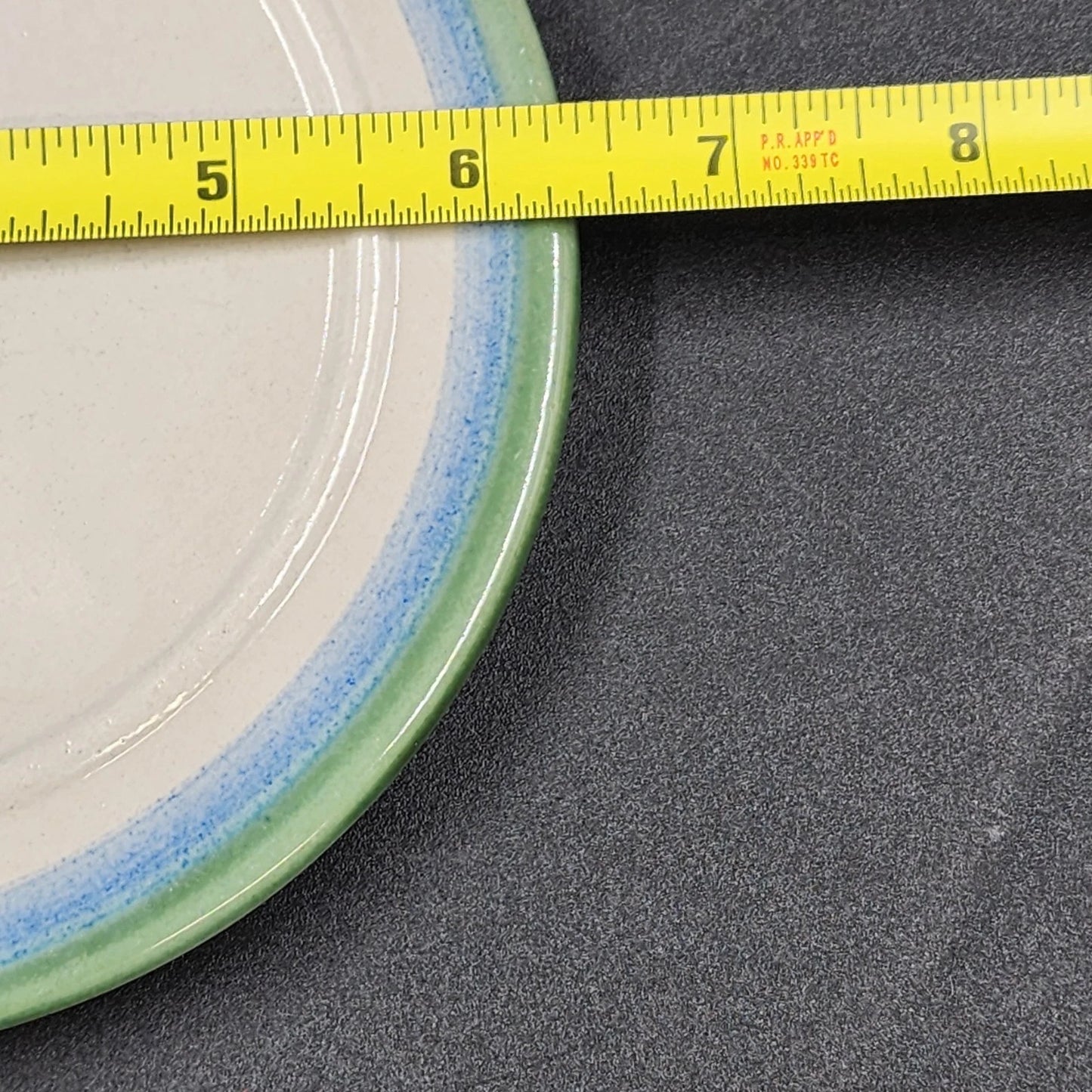 Hadley Dome Covered Butter Dish Blueberry Bouquet Hand-Painted Stoneware Pottery