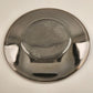 4 Sets of 8" Salad Luncheon Plates with Coffee Cups AH Presence Glass Clear Gray