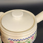 3 Trendition Hearts Delight Simmer Pots Ceramic Country Heart w Lids Crazed Vtg