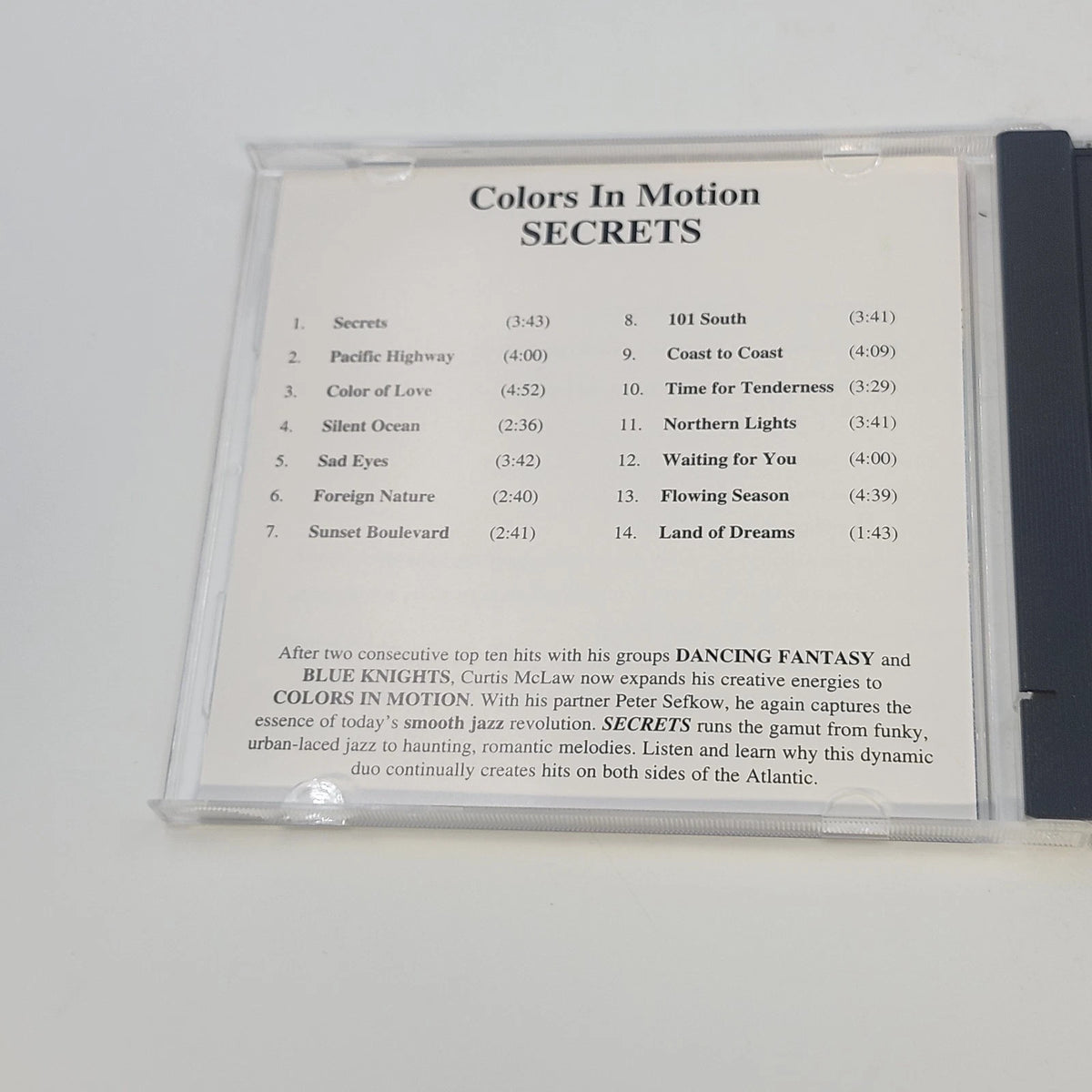 Colors In Motion Secrets CD Night Sky NS3007-2 New Age Smooth Jazz Ambient 1996