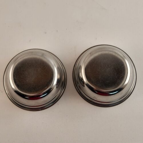 Set of 3 Stainless Steel Sauce Condiment Cups 2 Different Sizes Commercial Grade