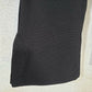 Women Chef Capri Small Black Knit Pull On Fame Fabrics Elastic Waist 28"W x 22"I