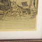 Lionel Barrymore Talio Chrome Framed Venice Prints Set of 4 Signed
