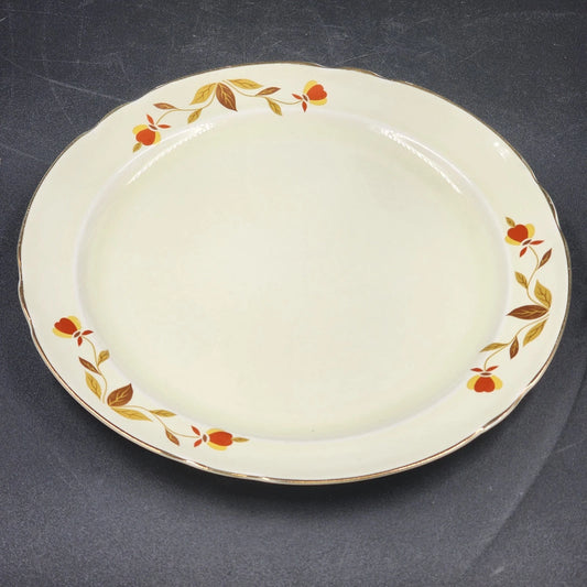 Autumn Leaf Dinner Plate 10.25" Hall's Superior Jewel Tea MCM Mary Dunbar Vtg