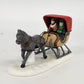 Dept 56 One Horse Open Sleigh Heritage Village Series Hand Painted Retired 1988