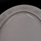Noritake Cumberland Oval Serving Platter 11" White Flower Platinum Vintage Japan