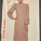 McCall's Stich N Save 9188 Vintage Sewing Pattern 1980s Misses Dress Uncut 16-20