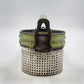 Green Metal Potato Ricer Masher Press 11.5 in Rustic Farmhouse Kitchen Vintage